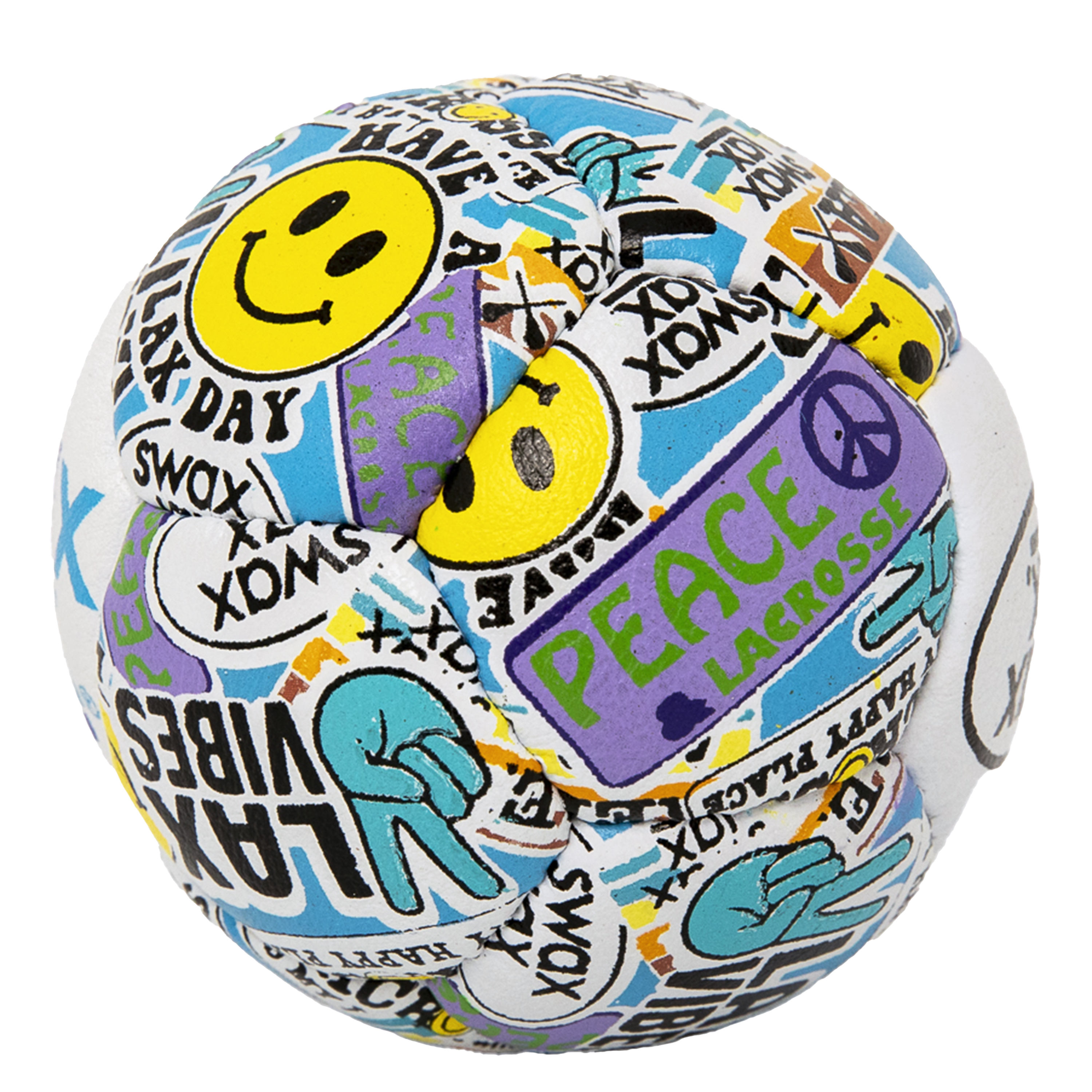 Lacrosse Training Ball - Bumper Sticker