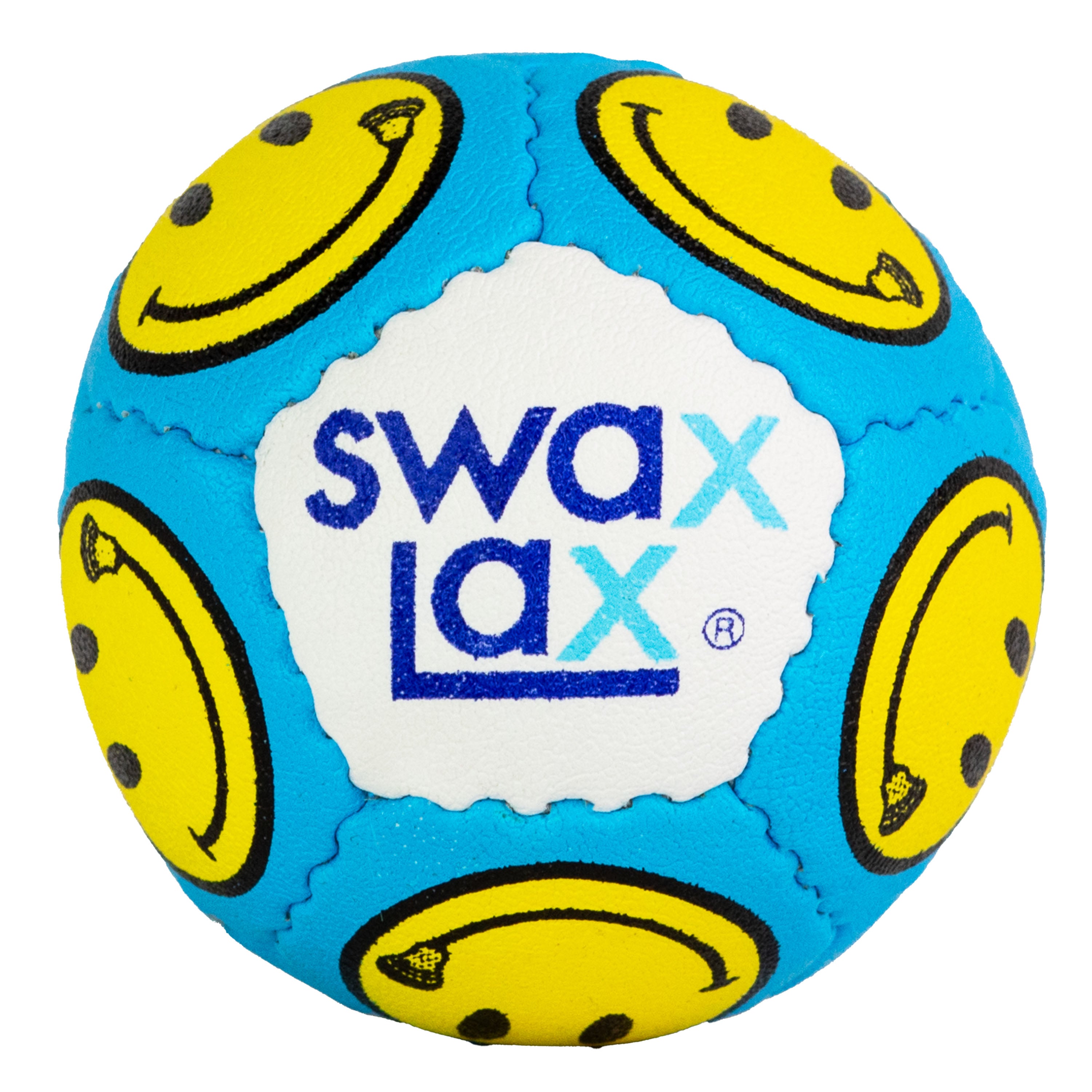 Smile Swax Lax Lacrosse Training Ball - Front view