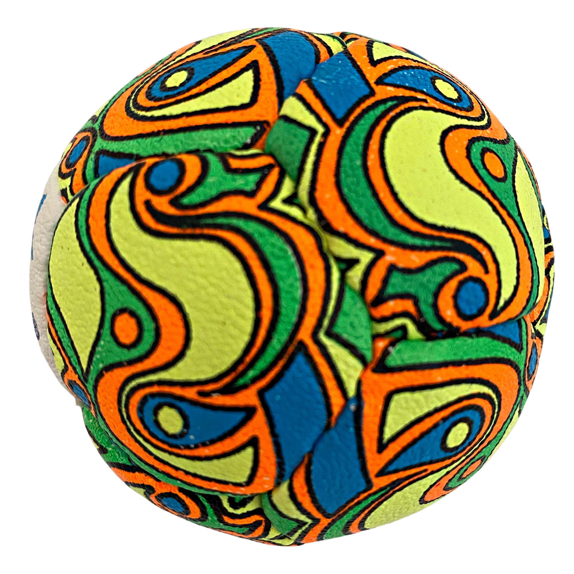Graffiti Swax Lax Lacrosse Training Ball - Side View