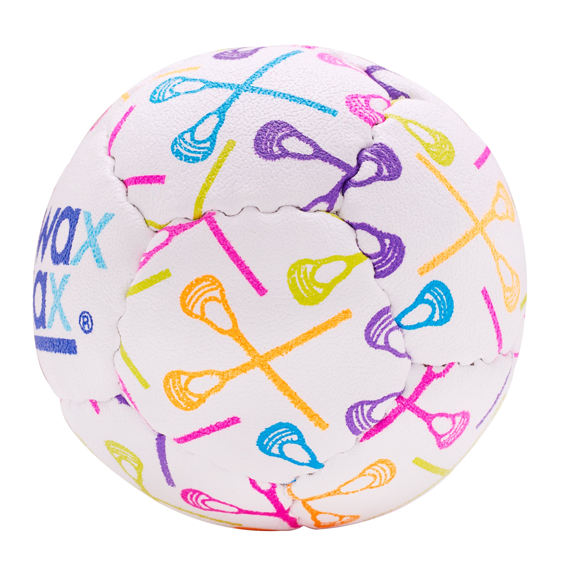 Swax Lax Lacrosse Training Ball - Neon Lax Sticks - Side
