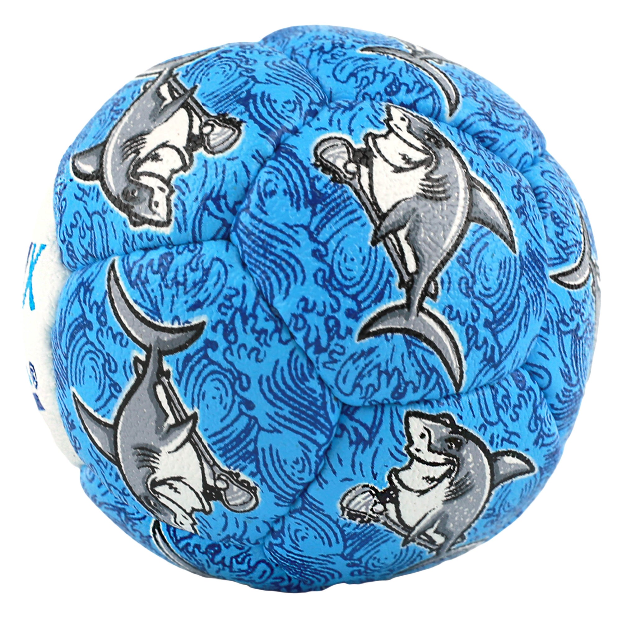 Swax Lax Shark Lacrosse Training Ball - Side View