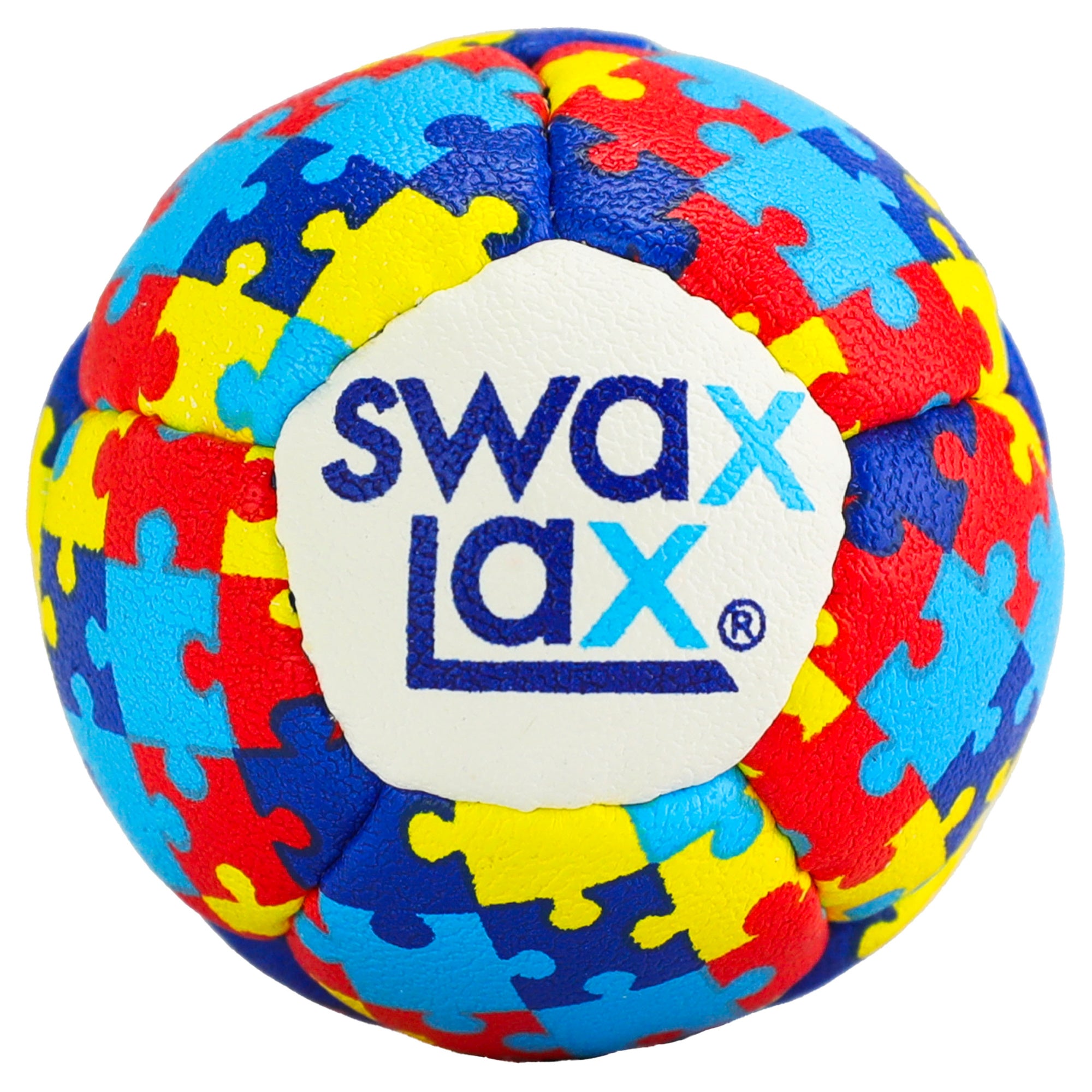 Swax Lax Lacrosse Practice Ball - Autism - Play For a Purpose - Front