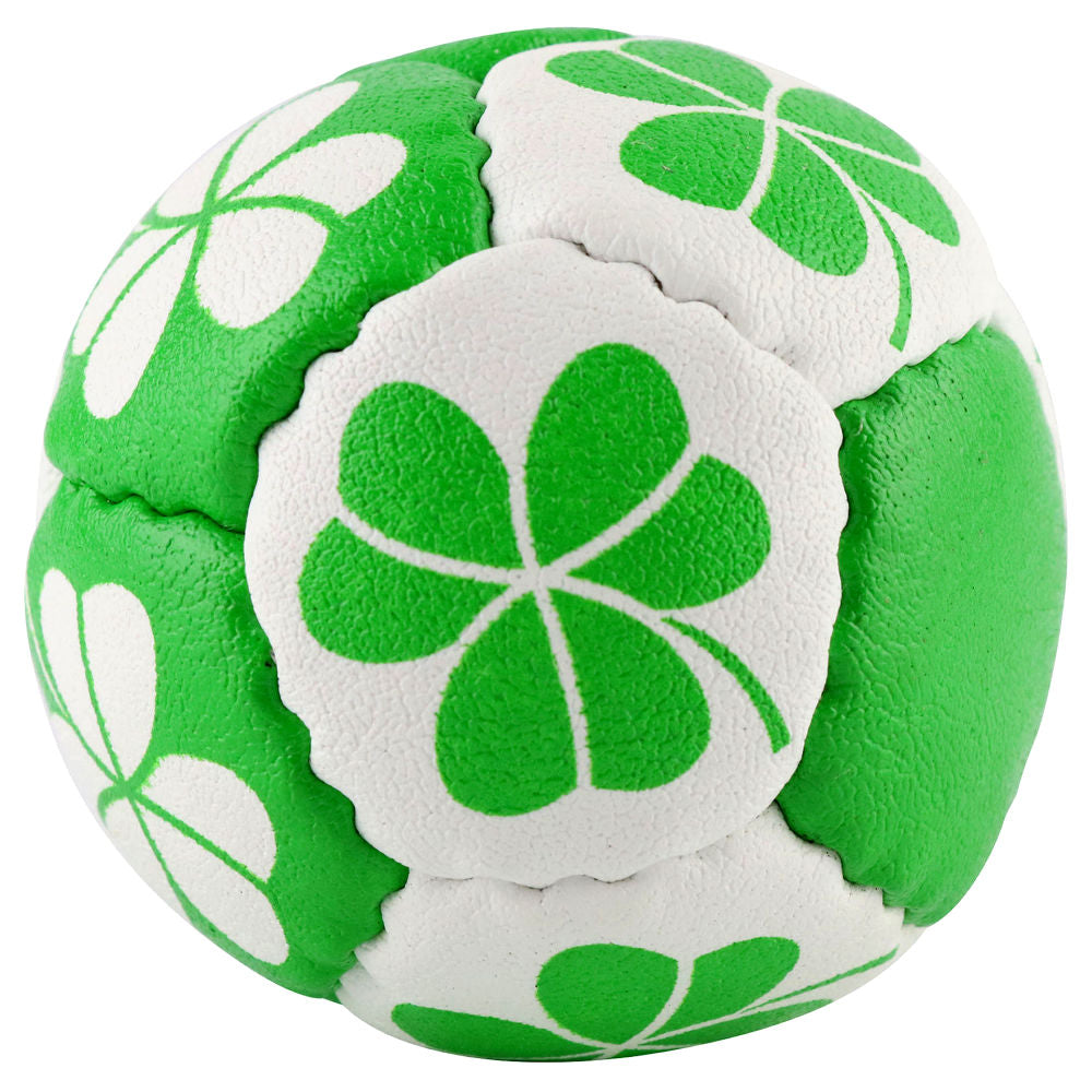 Swax Lax lacrosse training ball - Shamrock pattern - side view