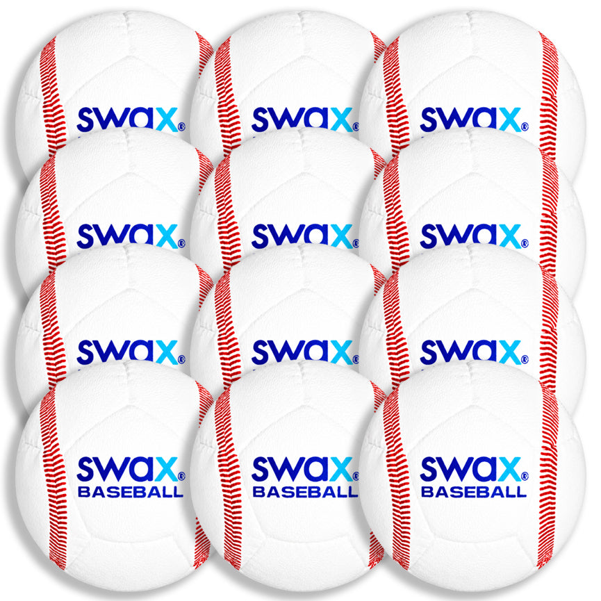 Swax Baseball - White