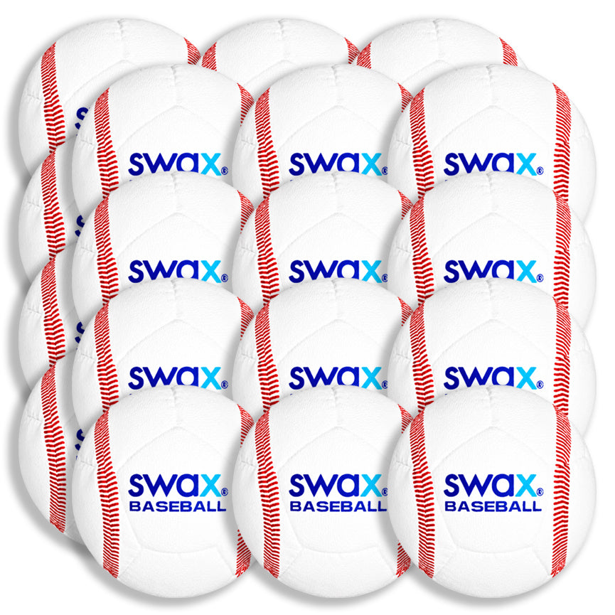 Swax Baseball - White