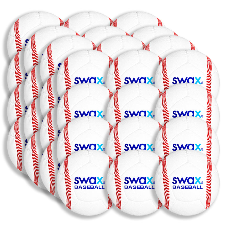 Swax Baseball - White