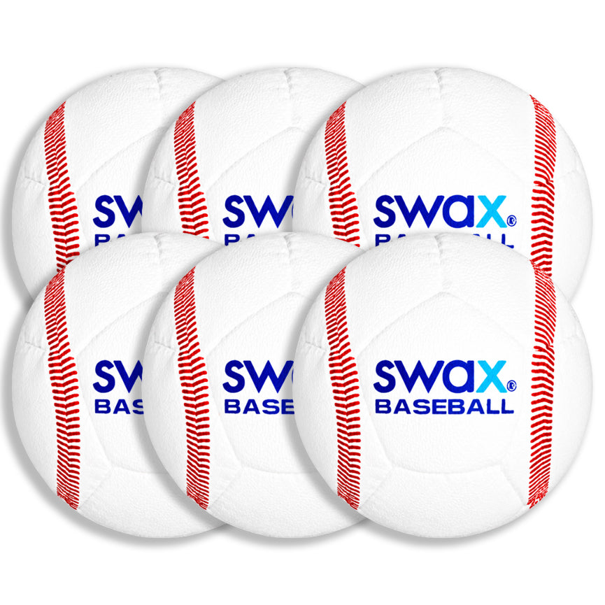 Swax Baseball - White