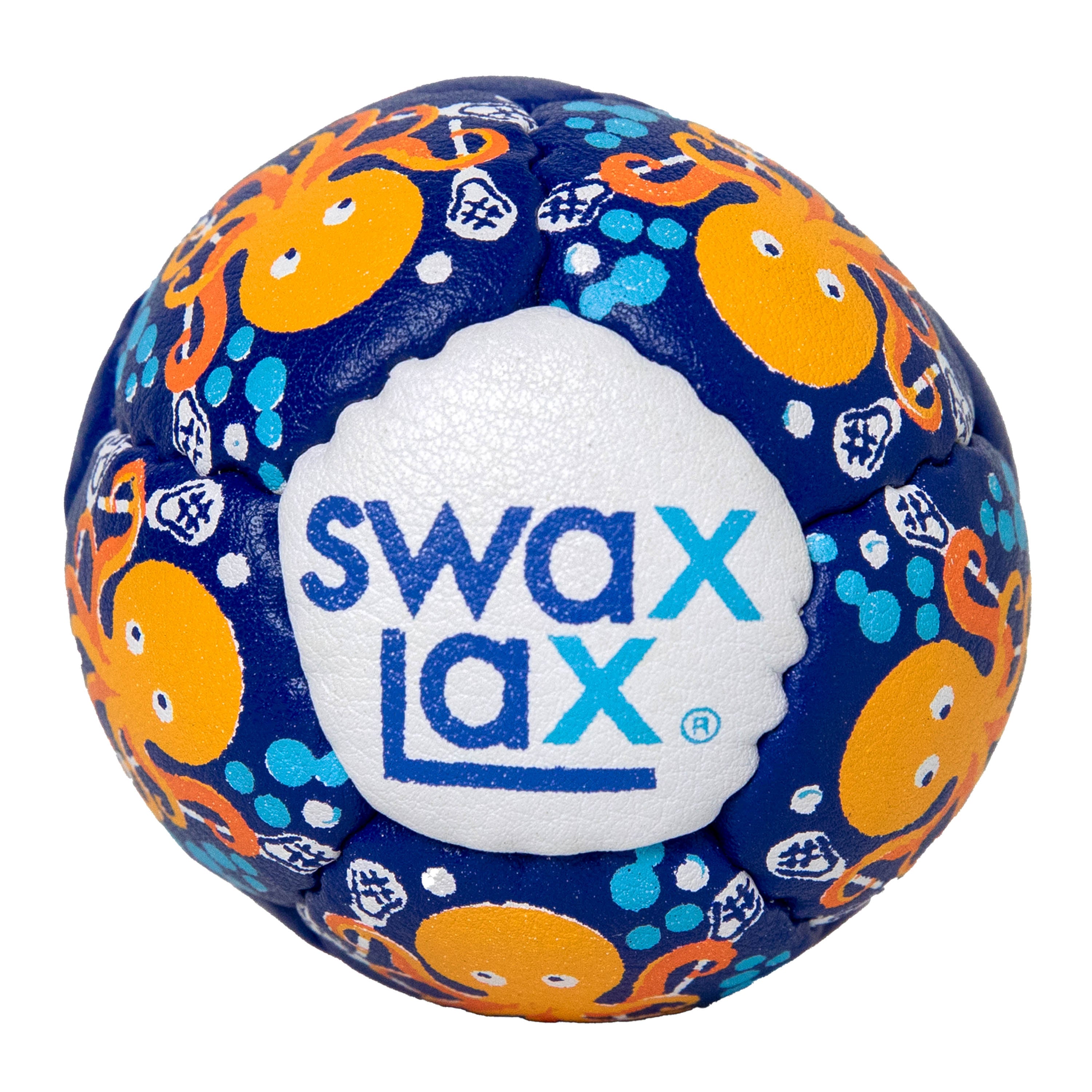 Octopus Swax Lax Lacrosse Practice Ball Pattern Indoor and Outdoor Training - Front View