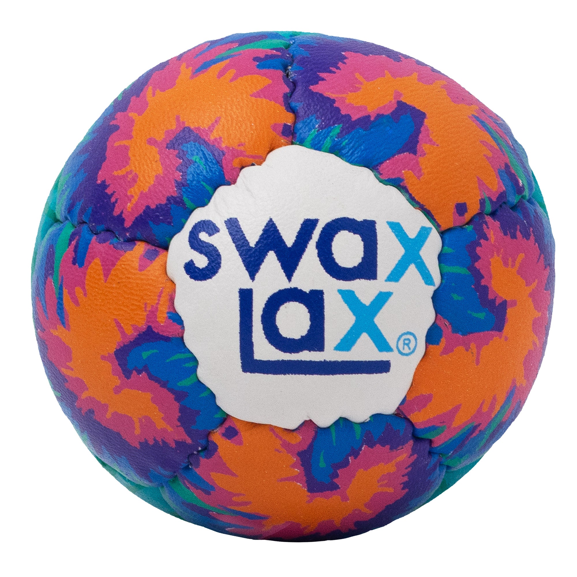 Maui Swax Lax Lacrosse training ball - front view