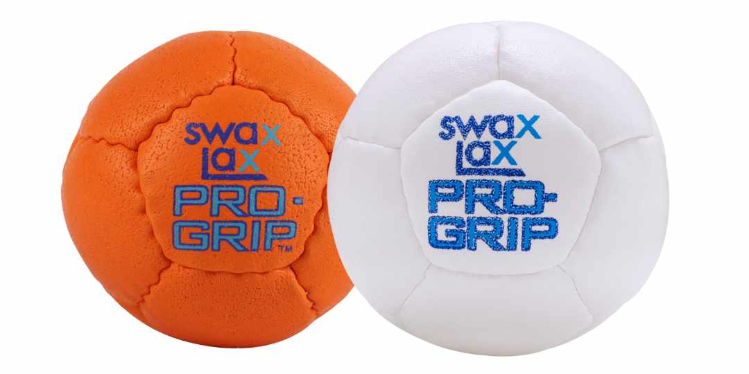 Orange and White Pro-Grip Swax Lax balls