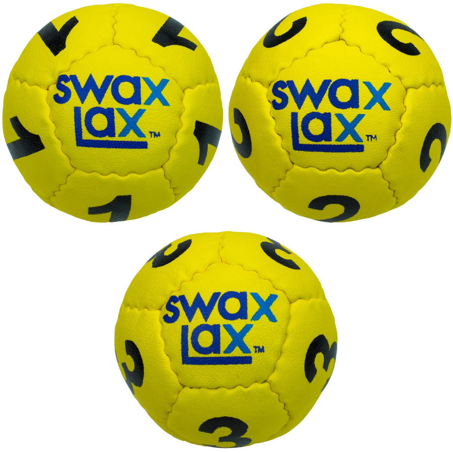 Swax Lax Lacrosse Goalie Training Balls Soft Regulation Size Balls