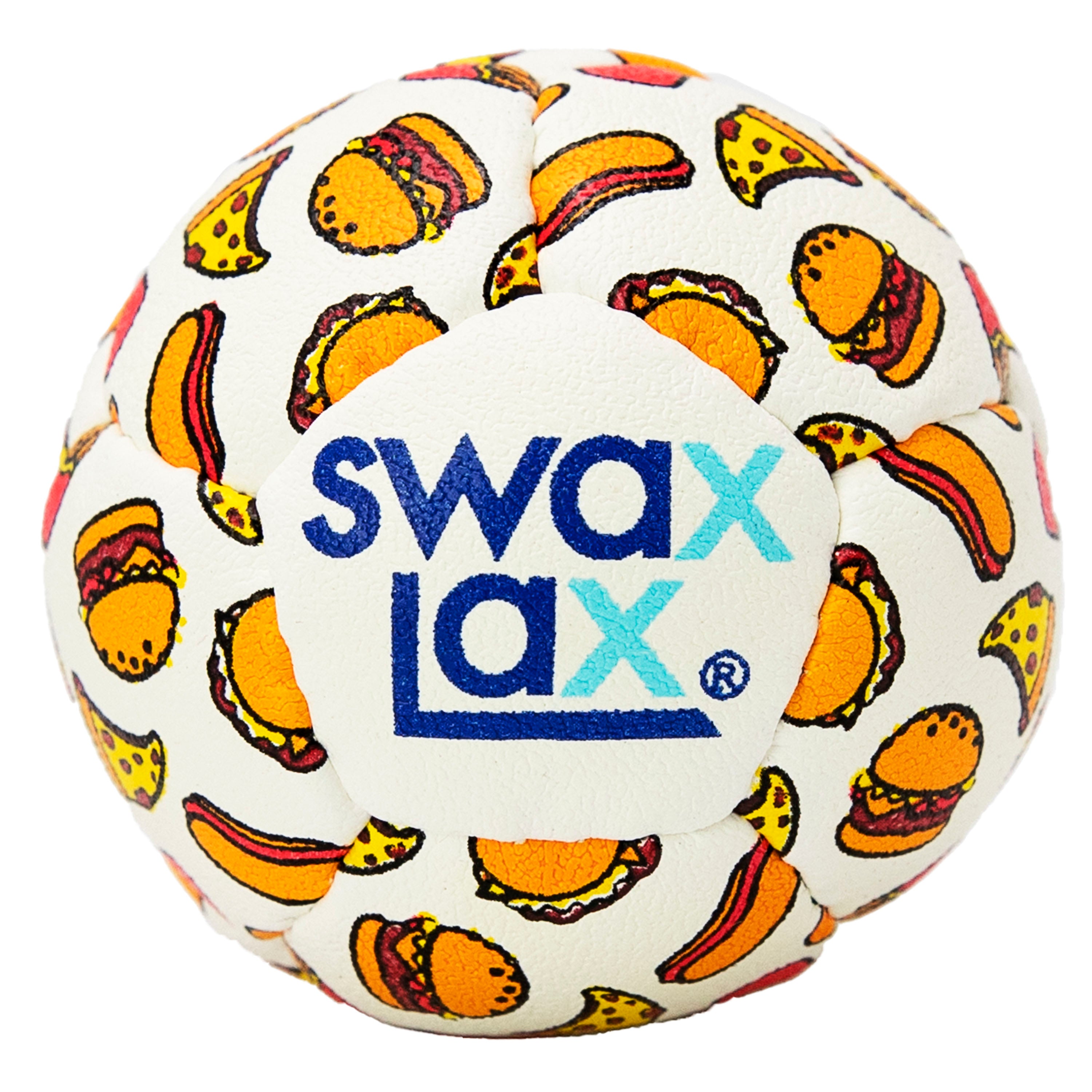 Multi Junk Food Swax Lax Lacrosse Training Ball - Front View