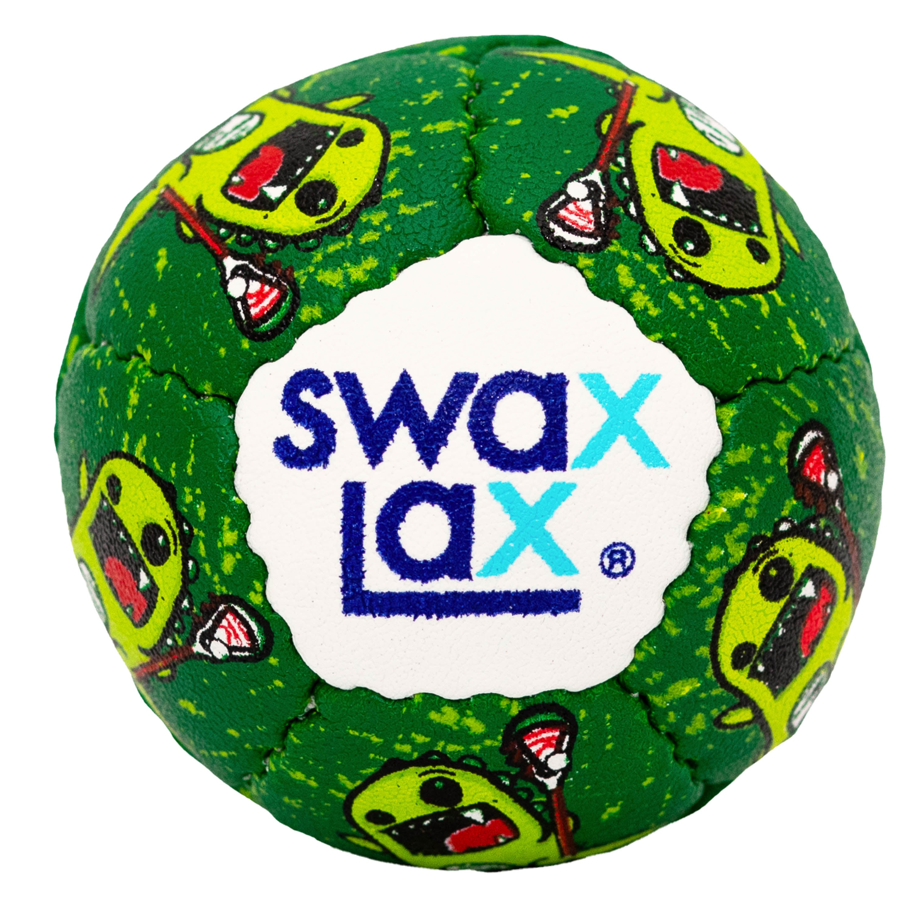 Swax Lax lacrosse training ball - Rawr front view